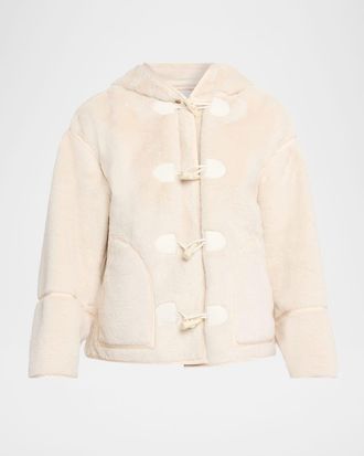 Ramy Brook Lucy Hooded Faux Fur Jacket