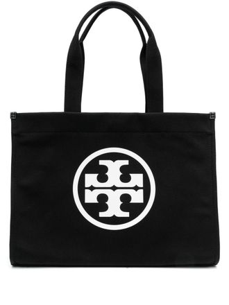 Tory Burch Borsa tote Ella grande - Nero