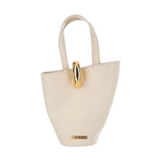 Jacquemus Tote Bags, female, White, Size: ONE SIZE Le Petit Bambola