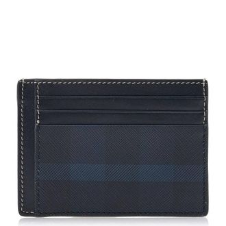 Burberry Navy Mens Chase Money Clip Cardholder