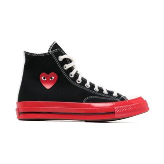 Comme Des Gar&ccedil;ons Sneakers, female, Black, Size: 7 US Chuck Taylor 70 Hi