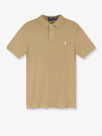 Ralph Lauren Cotton polo shirt with frontal logo embroidery - POLO RALPH LAUREN - gender_Man