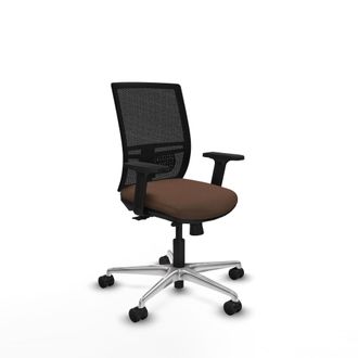 Piqueras y Crespo Silla De Oficina Piqueras Y Crespo Yunquera Negro Reposabrazos Ajustables