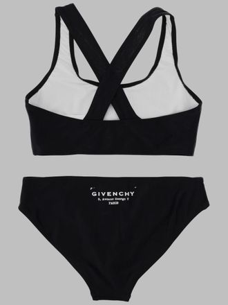 Givenchy Logo-Print Polyamide Swim Shorts - Black