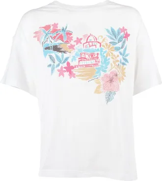 Ermanno Scervino Floral Architectural Print T-Shirt