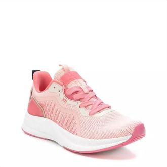 Xti Womens Lace-Up Sneakers In Light/pastel Pink
