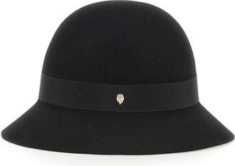 Helen Kaminski Merino Wol Cloche Hoed - Dames - Hoeden - Zwart - M - Wol - Accessoires