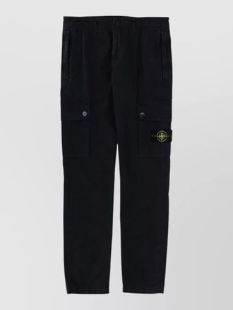Stone Island cotton cargo trousers