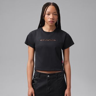 Nike Jordan Womens Jordan Graphic T-Shirt in Black | IX6195-010