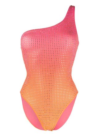 Self Portrait Off-shoulder badpak - Roze