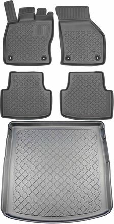 OEM Juego De Alfombrillas Para Coche Y Maletero Para Seat Leon Iv Kombi A Partir De Marzo De 2020