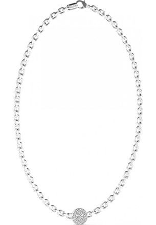 Guess JUMN03229JWSTT-U Mens Necklace - Silver Stainless Steel - One Size