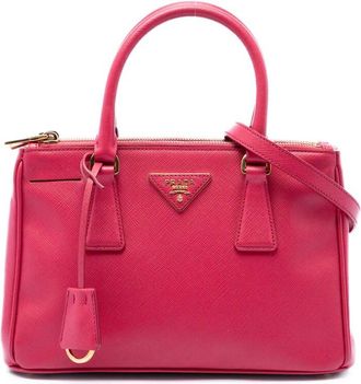 Prada Pre-owned Prada Mini Saffiano Lux Galleria Double Zip Satchel Ladies Y01CCKZH80JV2YJR
