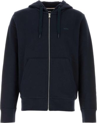 HUGO BOSS Midnight Blue Cotton Sweatshirt