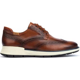 Pikolinos Stijlvolle Busot Veterschoen - Heren - Veterschoenen - Bruin - 40 EU - Leer - Schoenen