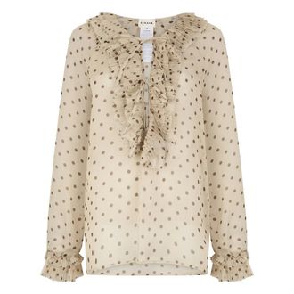 P.A.R.O.S.H. Blouses, female, Beige, Size: XS Pallina Blouse