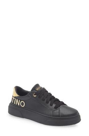 Mario Valentino Alice Low Top Sneaker in Black at Nordstrom Rack, Size 6.5