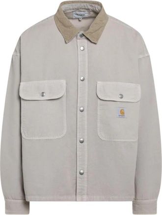 Carhartt Work in Progress Prescott Shirt Jacket - Heren - Zomerjassen - Beige - L - Katoen - Jassen