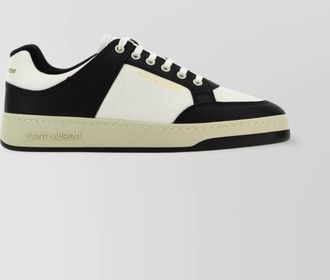 Saint Laurent two-tone leather sneakers