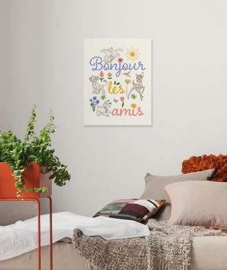 Komar Leinwandbild »Disney Classics Bonjour« Disney 1 Stk. tlg. 30 x 40 cm (Breite x Höhe) - Kinderzimmer, Dekoration