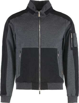 Moorer Felpa con zip - Grigio