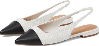 Aldo Fleure Womens Flat Shoes White/Black : EU 42.5 (US Womens 11) B - Medium, Polyester/Rubber