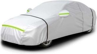 OEM Funda Impermeable Para Coche, Con Apertura Lateral Para El Habit&aacute;culo, Forro De Algod&oacute;n Transpirable, Resistente A Los Rayos Uv, Protecci&oacute;n Contra La 