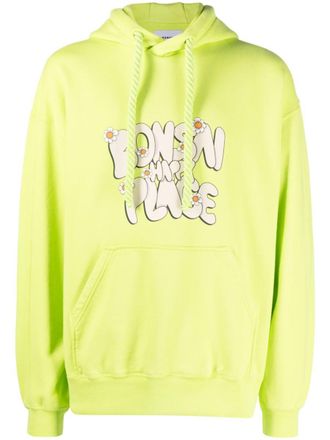 BONSAI Printed Cotton Hoodie