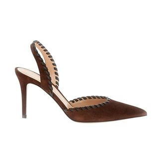 Gianvito Rossi Pumps, female, Brown, Size: 7 1/2 US Slingback Mule with 85 mm Stiletto Heel