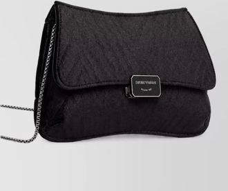 Emporio Armani velvet clutch bag