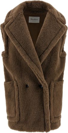 Max Mara Bormida1234 Gilet Marrone-Donna