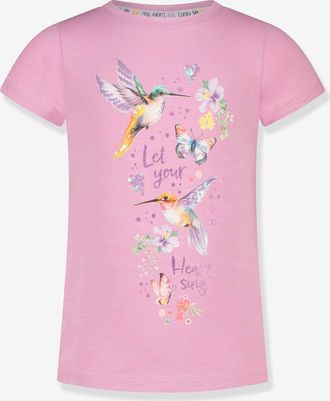 Salt And Pepper T-Shirt mit glitzerndem Kolibri, M&auml;dchen, Salt and Pepper pfingstrose