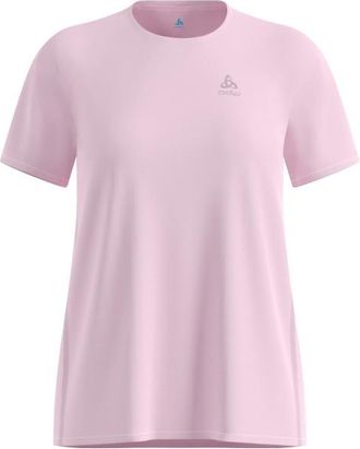 Odlo Zeroweight Chill-Tec T-Shirt Crew Neck S/S Laufshirt f&uuml;r Damen | rosa/lila