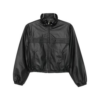 Alexander Wang Outerwear Alexander Wang - Dames - Leren en Su&egrave;de Jassen - Zwart - XS - Leer - Jassen