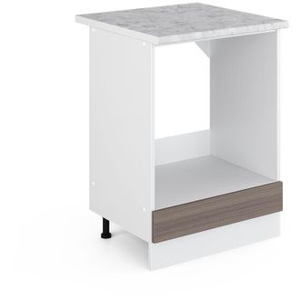 Vicco Armario Para Horno Empotrado R-line, Gris, 60 Cm, Et M&aacute;rmol