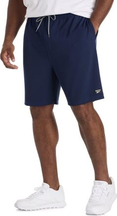 Reebok Big & Tall Performance Textured Shorts in Collegiate Navy at Nordstrom, Size 7X Big