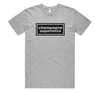 Sanfran Clothing Champagne Supernova Top Britpop UK 90s 00s Merch Tour Rock Band 2025 Sunshine Going Unisex T-Shirt Tee Large/Light Grey