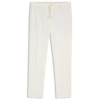 BOSS Modern-fit pants in stretch twill