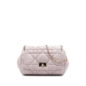 Dior Pre-owned Dior Lambskin Cannage Milly La Foret Shoulder Bag Ladies RNRS8LZMSO29IW1T