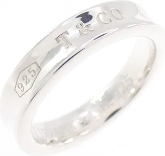 Tiffany & Co. Silver Silver 925 Band Ring (Pre-Owned)