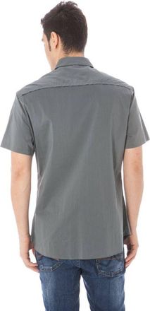 Costume National Gray Cotton Mens Shirt With Italian Collar