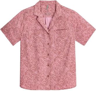 Royal Robbins Spotless Evolution Meadow S/S Bluse f&uuml;r Damen | rosa