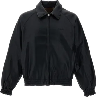 Arte Black Reversible Plaid Wool-Blend Zip Jacket