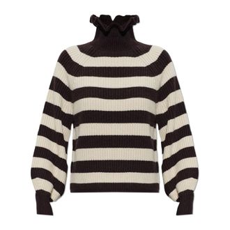 Max Mara Jersey de cuello alto de lana Pontile - Knitwear - Mujer - Marr&oacute;n - XS