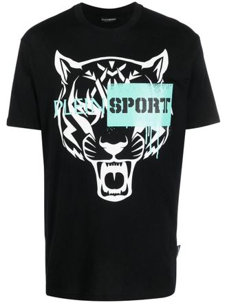 Plein Sport T-shirt con stampa - Nero
