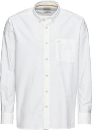 Camel Active Heren, Overhemden, Wit, Maat: XL