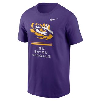 Nike LSU Sideline Nike Mens Dri-FIT College T-Shirt in Purple | 02ET51LLSN-ZK0