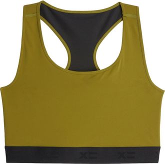 TomboyX Compression Plus Racerback Crop Top in Avocado at Nordstrom, Size X-Large
