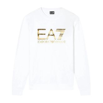 Emporio Armani Felpa - Heren - Sweatshirts - Wit - L - Hoodies & sweatvesten