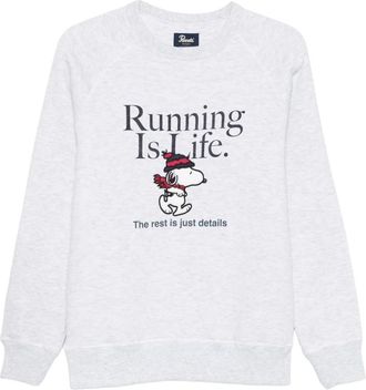 In The Box Running Snoopy Sweatshirt - Heren - Sweatshirts - Grijs - 2XL - Hoodies & sweatvesten
